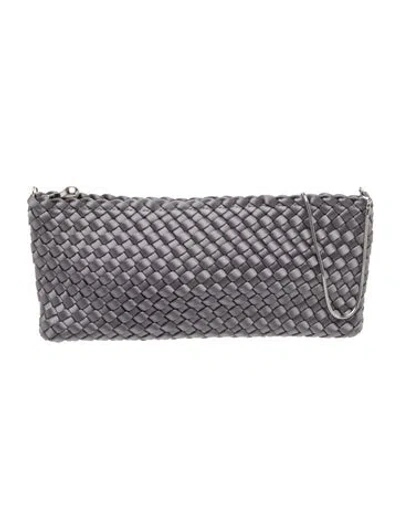 Pre-owned Naghedi Leather Shoulder Bag In Grey
