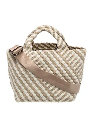 Pre-owned Naghedi Leather Tote In Neutrals