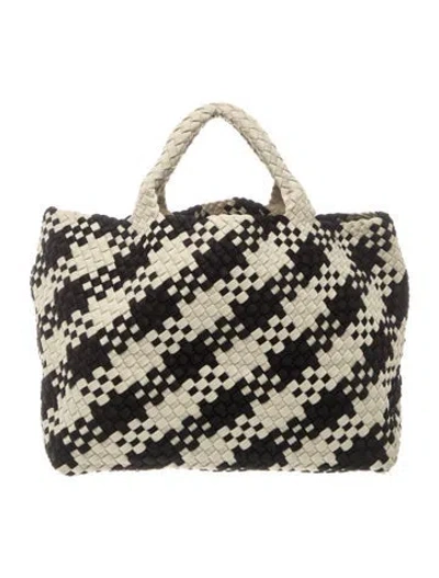 Pre-owned Naghedi Leather Tote In Neutrals