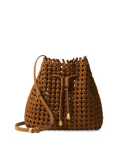 Naghedi Mallorca Medium Bucket Bag In Brown
