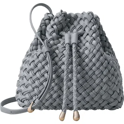 Naghedi Medium Gramercy Double Bucket Bag In Gray