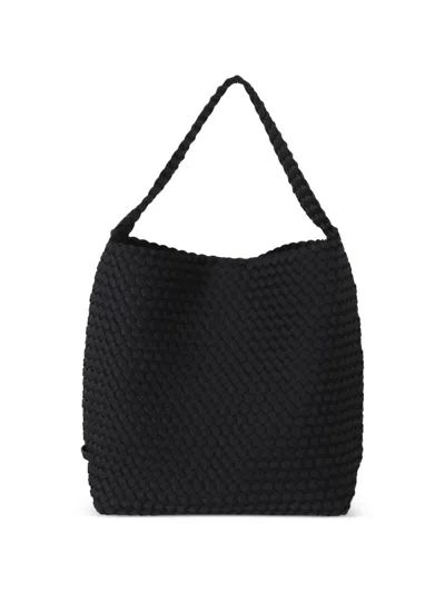 Naghedi Medium Nomad Woven Tote Bag In Black