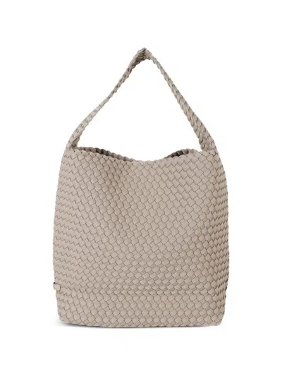 Naghedi Medium Nomad Woven Tote Bag In Neutral