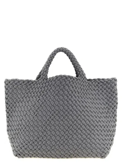 Naghedi Medium 'st. Barths Double Weave' Shopping Bag In Gray