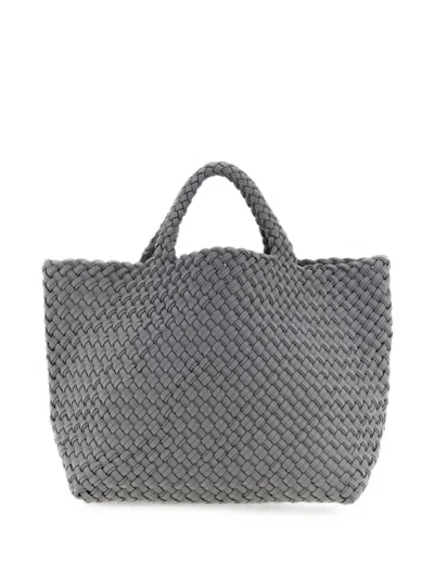 Naghedi Medium St. Barths Double-weave Tote Bag In Gray
