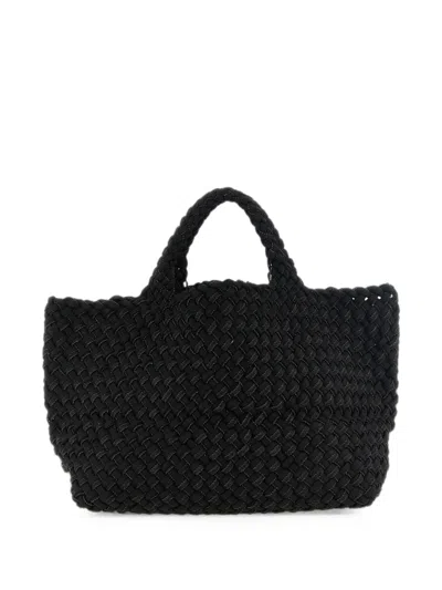 Naghedi Medium St. Barths Double-weave Tote Bag In Black