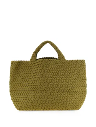 Naghedi Medium St. Barths Hand-woven Tote Bag In Green
