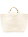 Naghedi Medium St. Barths Woven Tote Bag In Neutral