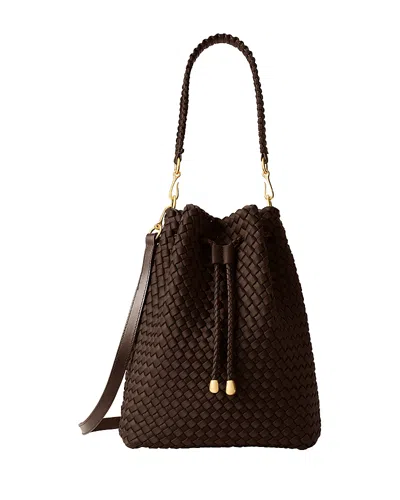 Naghedi Mercer Large Bucket Bag In Brown
