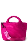 Naghedi St. Barths Woven Mini Tote In Miami Pink