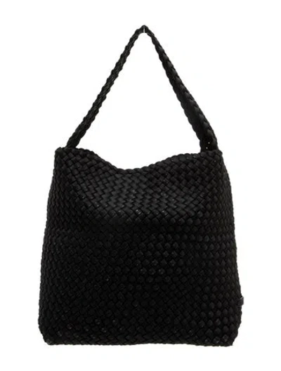 Pre-owned Naghedi Neoprene Shoulder Bag In Black