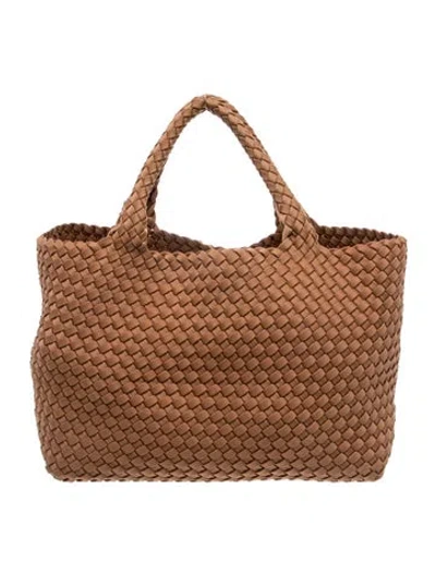 Pre-owned Naghedi Neoprene Shoulder Bag In Brown