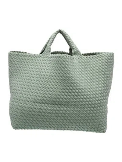 Pre-owned Naghedi Neoprene Tote In Green