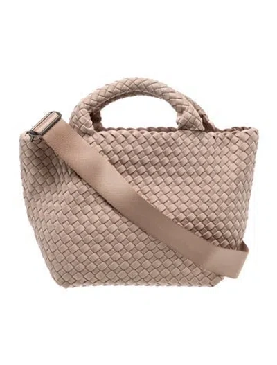Pre-owned Naghedi Neoprene Tote In Neutrals