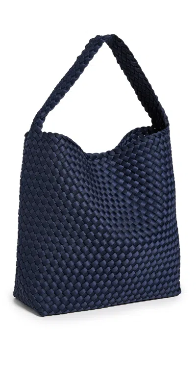 Naghedi Nomad Hobo Bag Ink Blue