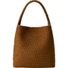 Naghedi Nomad Medium Hobo Bag In Teak