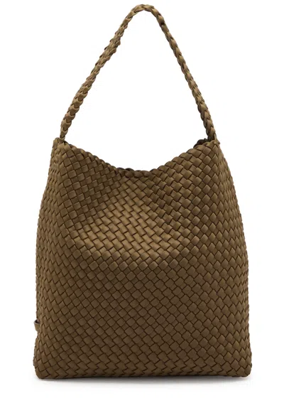 Naghedi Nomad Hobo Woven Tote In Brown
