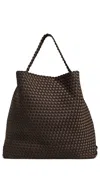 Naghedi Nomad Large Hobo Bag Napa In Brown