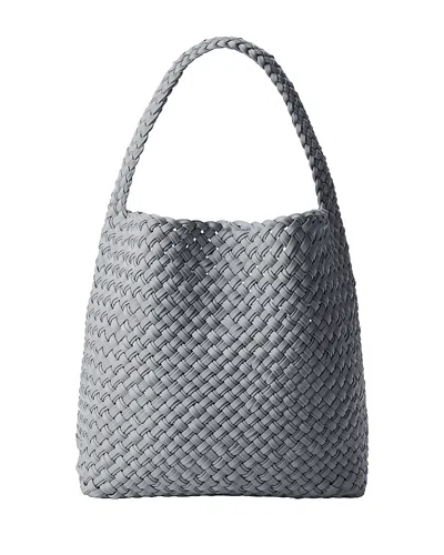 Naghedi Nomad Medium Double Weave Hobo In Blue