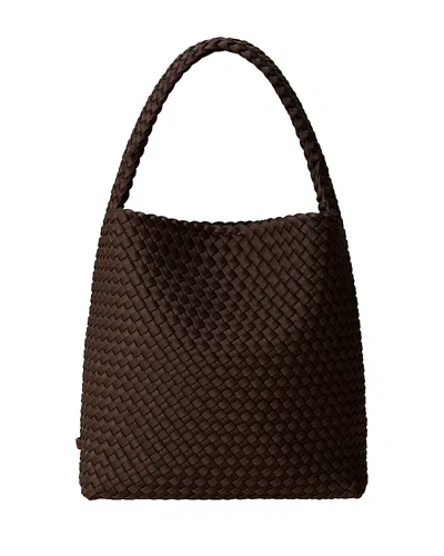 Naghedi Nomad Medium Hobo Bag In Brown