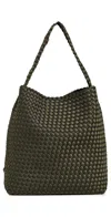Naghedi Nomad Medium Hobo Bag Olive In Green