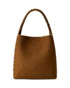 Naghedi Nomad Medium Hobo Bag In Teak