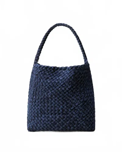 Naghedi Nomad Medium Hobo Double Weave Bag In Indigo In Multi