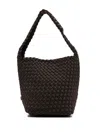 Naghedi Nomad Small Hobo Bag In Brown