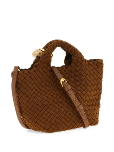Naghedi Petit St. Barths Woven Tote Bag In Brown
