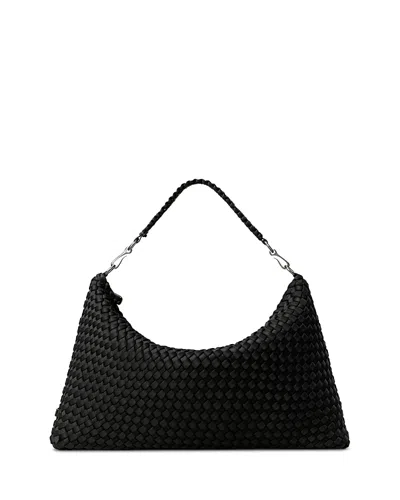 Naghedi Porto Medium Half-moon Saddle Bag In Black