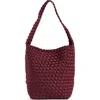 Naghedi Small Nomad Hobo In Burgundy