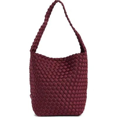 Naghedi Small Nomad Hobo In Burgundy