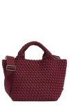 Naghedi Small St. Barths Tote In Burgundy
