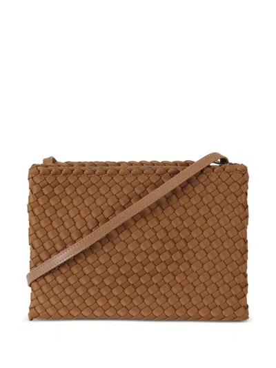 Naghedi Soho Woven-design Cross Body Bag In Pink