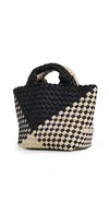 Naghedi St. Barths Graphic Geo Petit Tote Indio In Brown