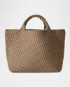 Naghedi St. Barths Large Woven Tote Bag In Cashmere