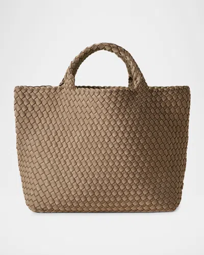 Naghedi St. Barths Large Woven Tote Bag In Cashmere