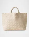 Naghedi St. Barths Large Woven Tote Bag In Ecru
