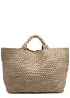 Naghedi St Barths Large Woven Tote In Beige