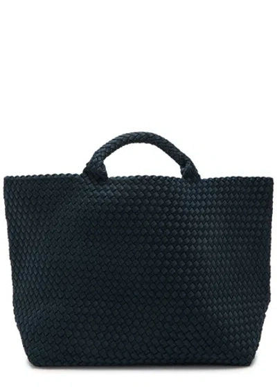 Naghedi St Barths Large Woven Tote In Blue