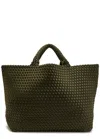 Naghedi St Barths Large Woven Tote In Green