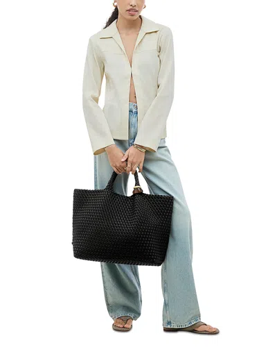 Naghedi St. Barths Medium Bead Tote In Black