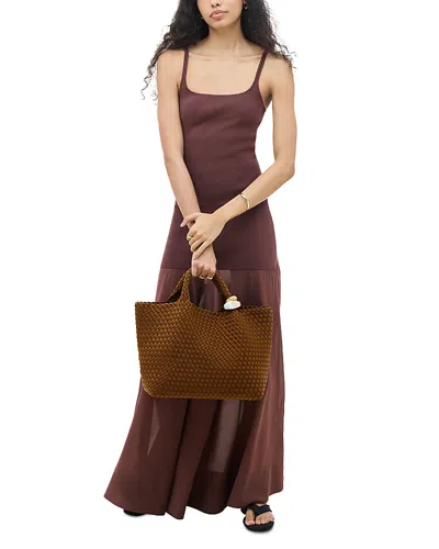 Naghedi St. Barths Medium Bead Tote In Brown