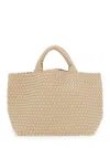 Naghedi 'st Barths Medium' Beigehandbag With Woven Design