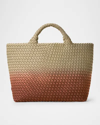 Naghedi St. Barths Medium Ombre Woven Tote Bag In Java