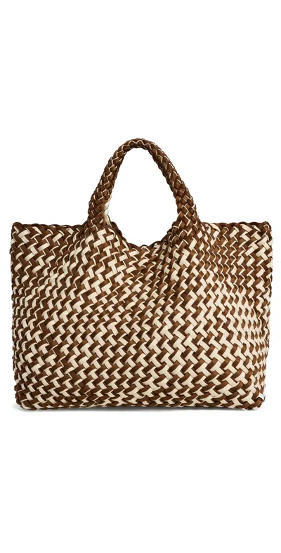 Naghedi St Barths Medium Tote Carmel (double Weave)