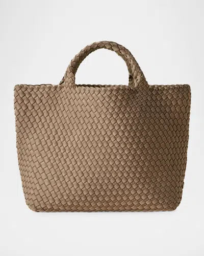 Naghedi St. Barths Medium Woven Tote Bag In Cashmere
