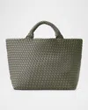 Naghedi St. Barths Medium Woven Tote Bag In Laurel