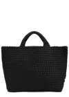 Naghedi St Barths Medium Woven Tote In Black