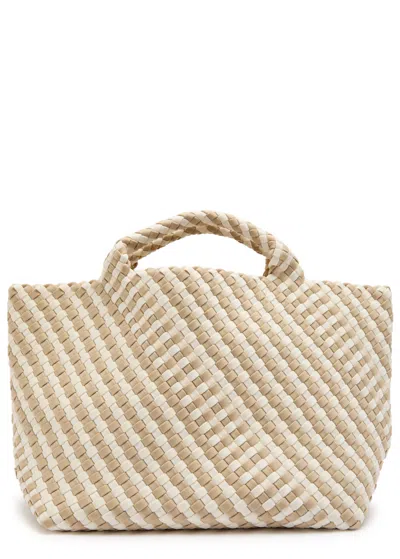 Naghedi St Barths Medium Woven Tote In White